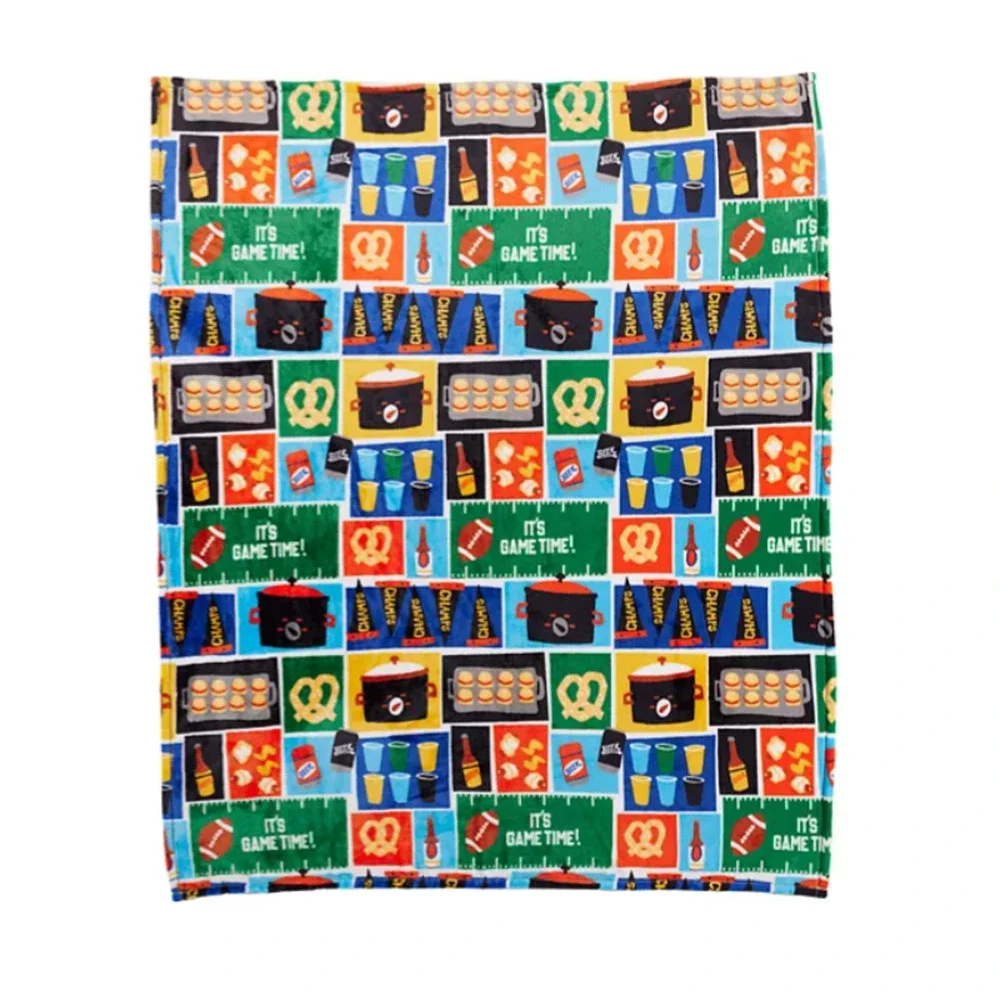 The Big One Tailgating Oversized Plush Throw
